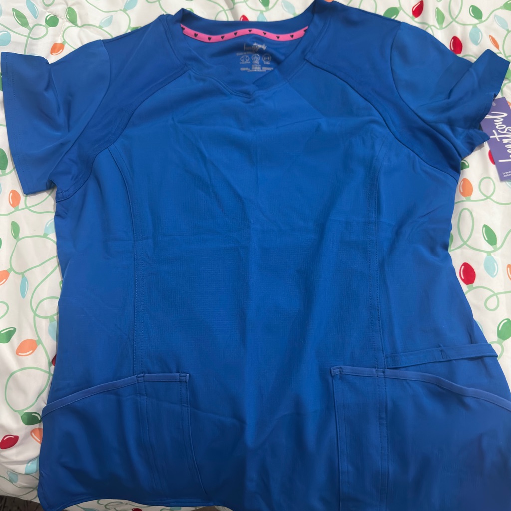 Figs Scrub Tops- Blue, Burgundy And Teal Scrub Tops- 3 Tops!